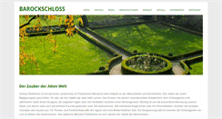 Desktop Screenshot of barockschloss.de