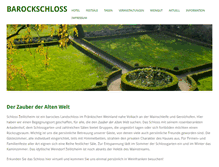 Tablet Screenshot of barockschloss.de
